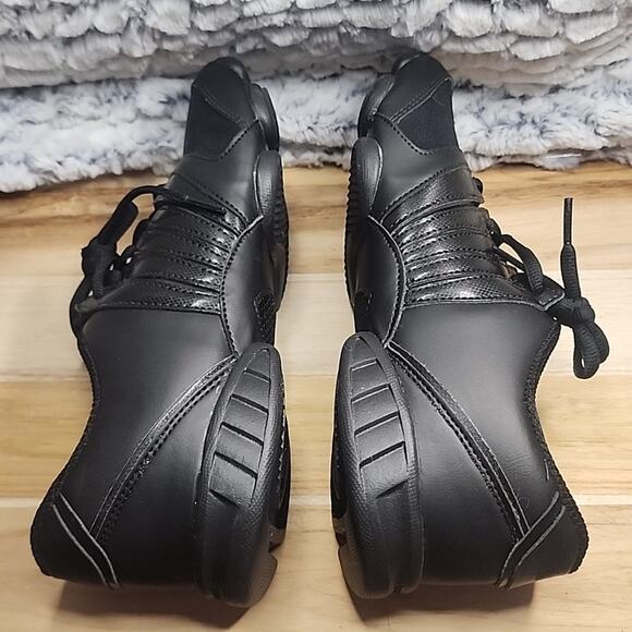 BLOCH WOMAN'S TRINITY BLACK LEATHER SPLIT SOLE DANCE SNEAKER NWOB🎶LETS DANCE🎶 - Picture 13 of 16